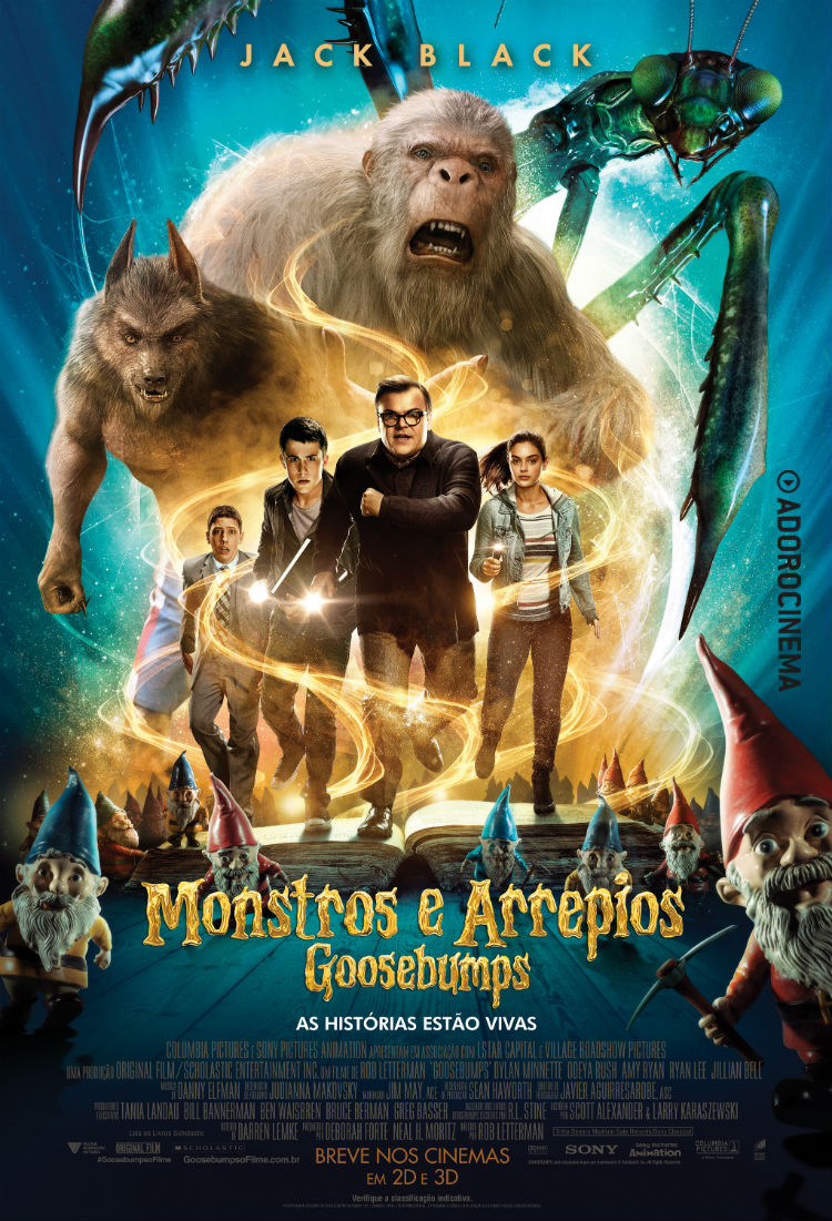 Goosebumps: Monstros e Arrepios – HD 720p | 1080p / 3D HSBS Dublado e Dual Áudio